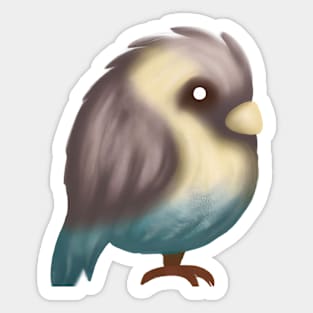 Cute Bird Drawing Sticker